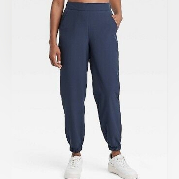 All in Motion Blue Jogger Sweatpants with Elastic Waistband​ - Picture 1 of 10